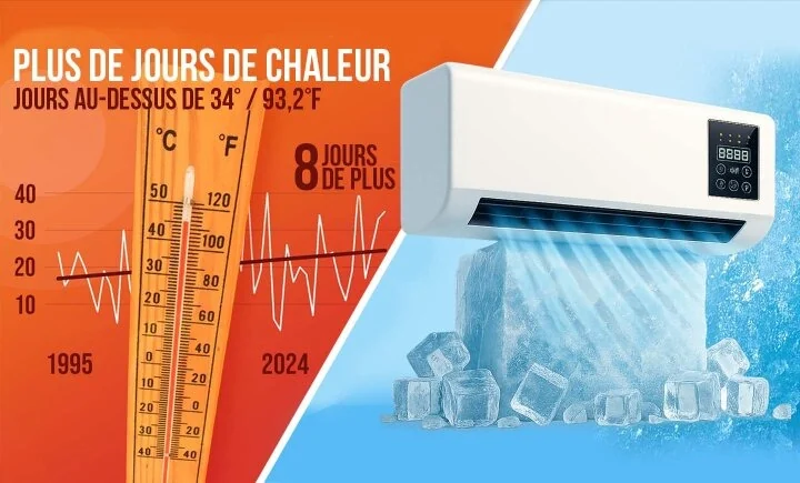 EpiCooler climatiseur portable pour rafraîchir une pièce en France